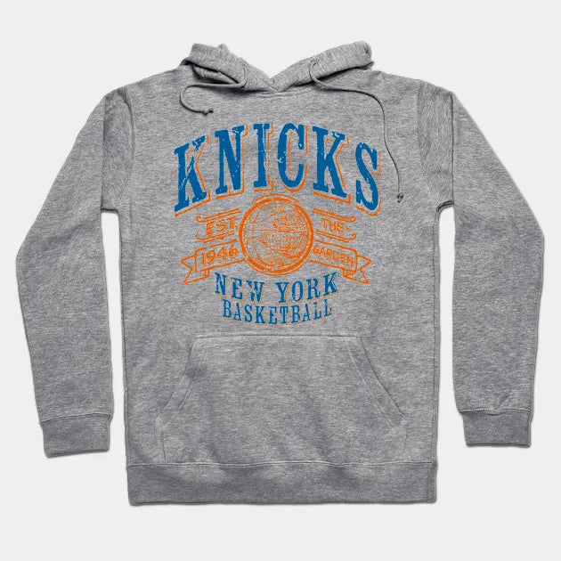 Knicks Vintage Basketball Hoodie