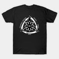 Triangle System With Swords And White Arrows T-Shirt