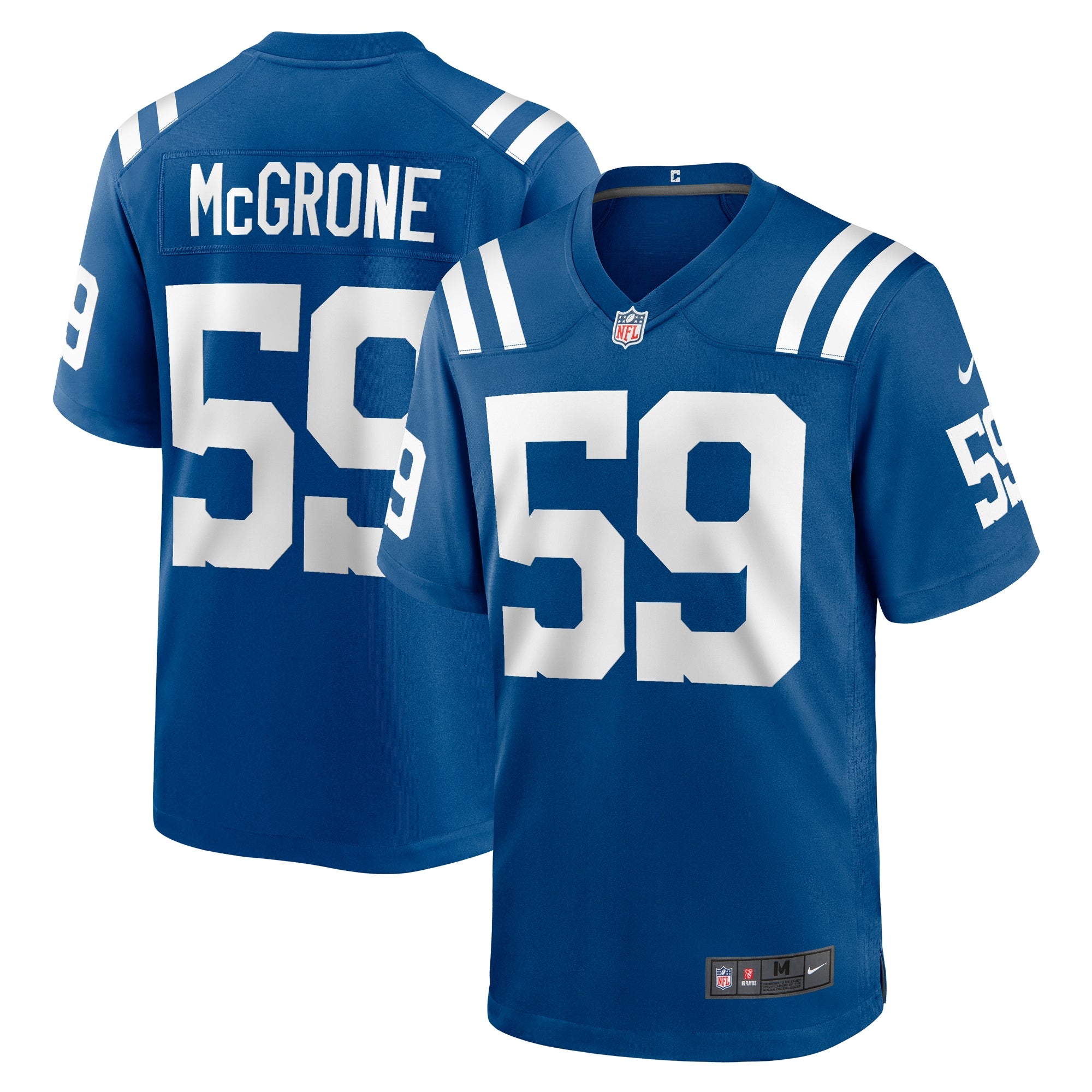 Cameron McGrone Indianapolis Colts Team Game Jersey - ?Royal