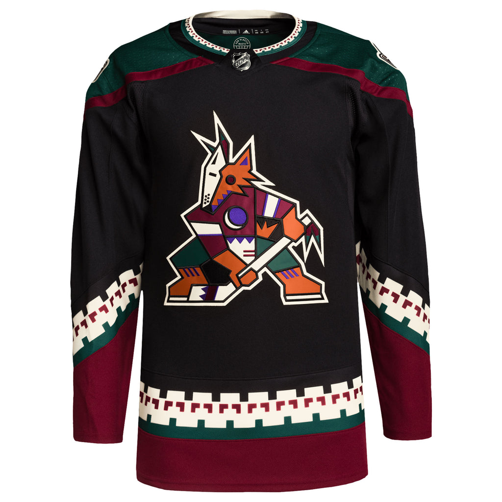 Arizona Coyotes Home Primegreen Authentic Pro Blank Jersey - Black