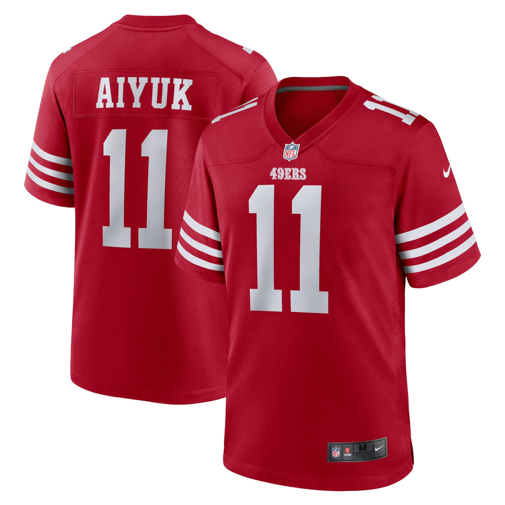 Brandon Aiyuk San Francisco 49ers Team Player Game Jersey - Scarlet