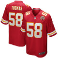 Derrick Thomas Kansas City Chiefs Game Retired Player Jersey - Red
