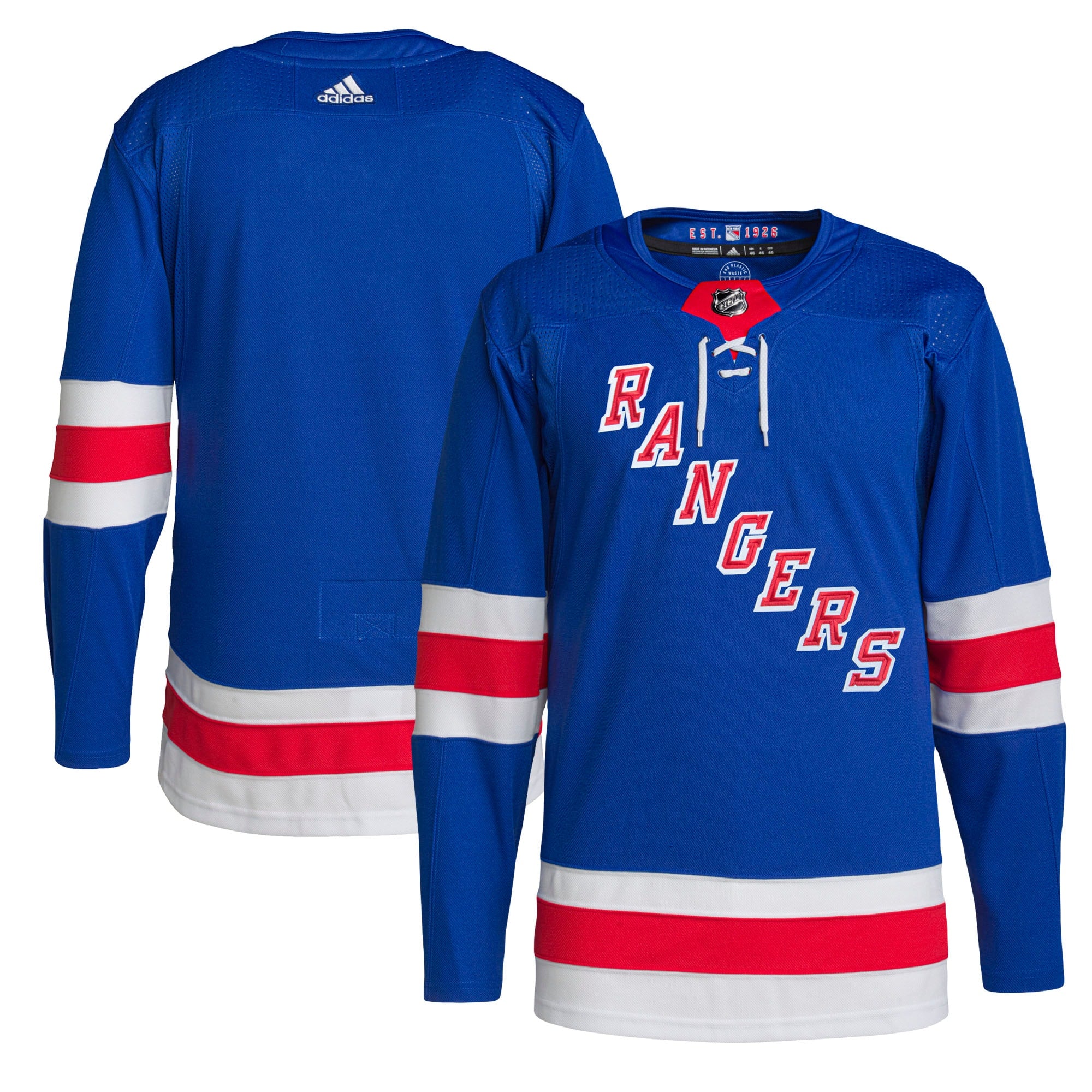 New York Rangers Home Primegreen Authentic Pro Jersey - Royal