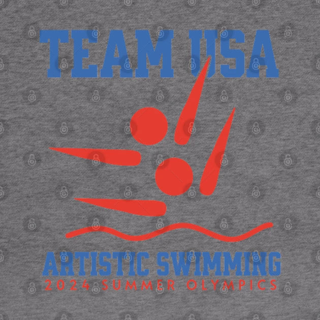 Artistic Swimming - Team Usa - Summer Olympics Hoodie