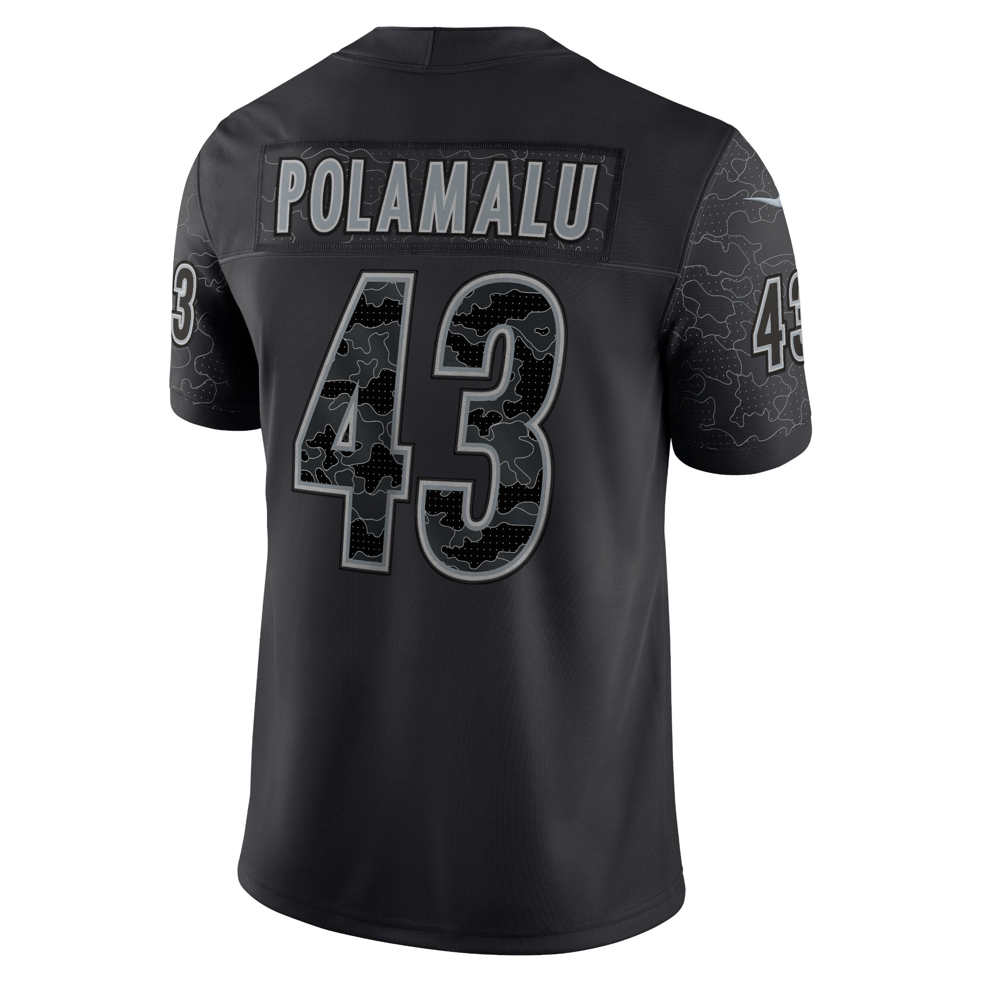 Troy Polamalu Pittsburgh Steelers Retired Player RFLCTV Limited Jersey - Black