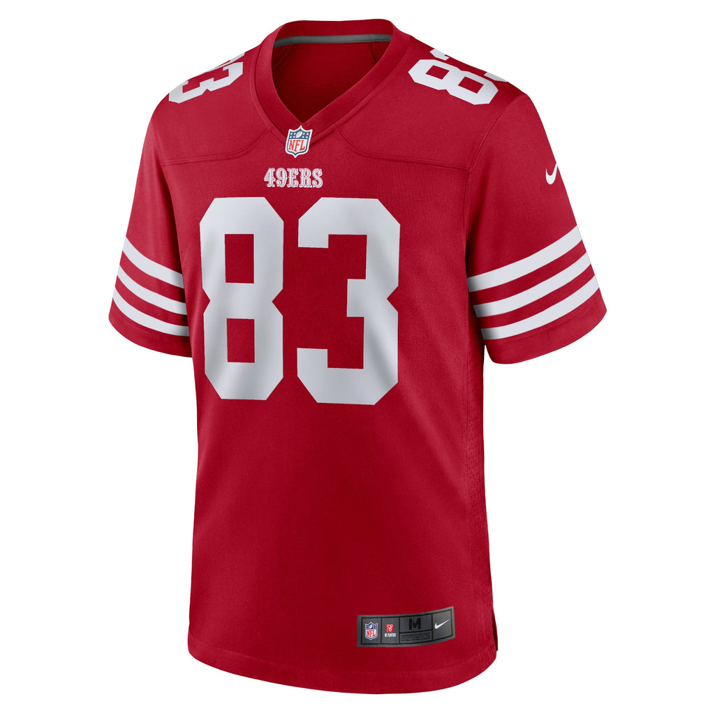 Dazz Newsome San Francisco 49ers Home Game Player Jersey - Scarlet