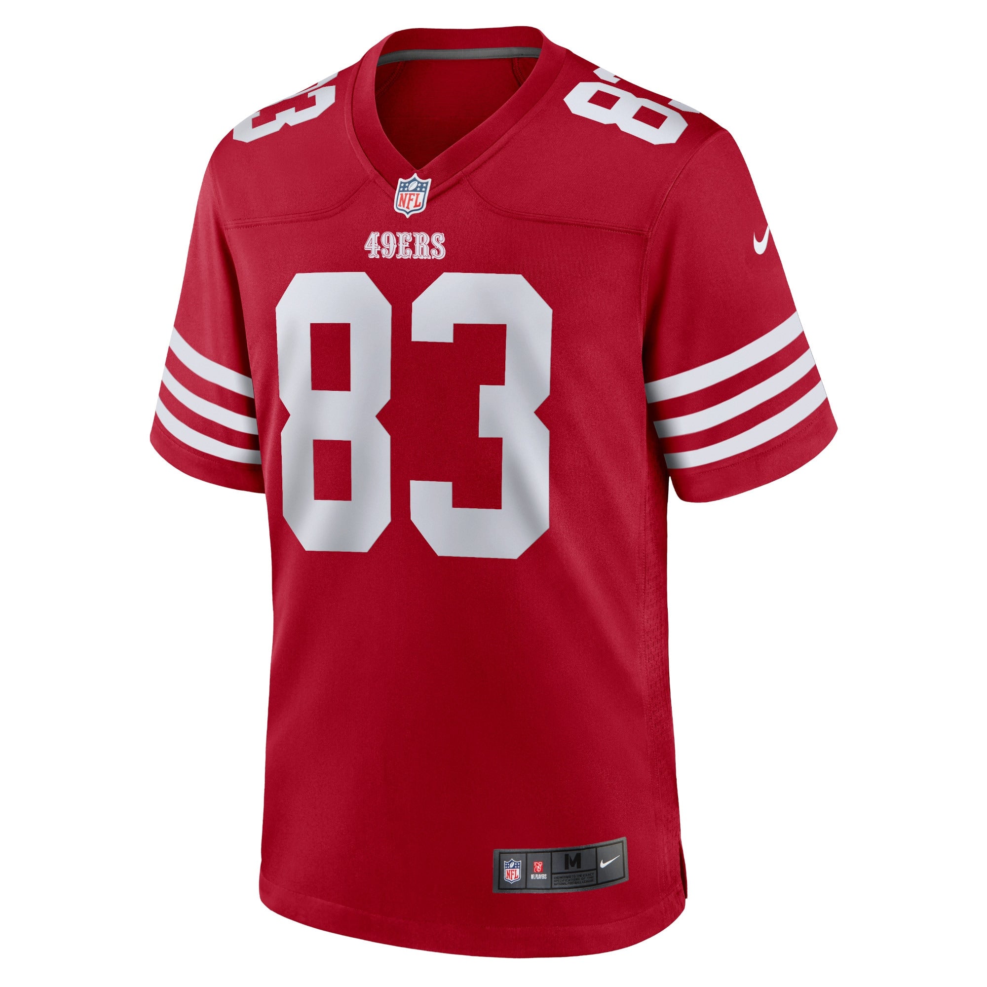 Dazz Newsome San Francisco 49ers Home Game Player Jersey - Scarlet