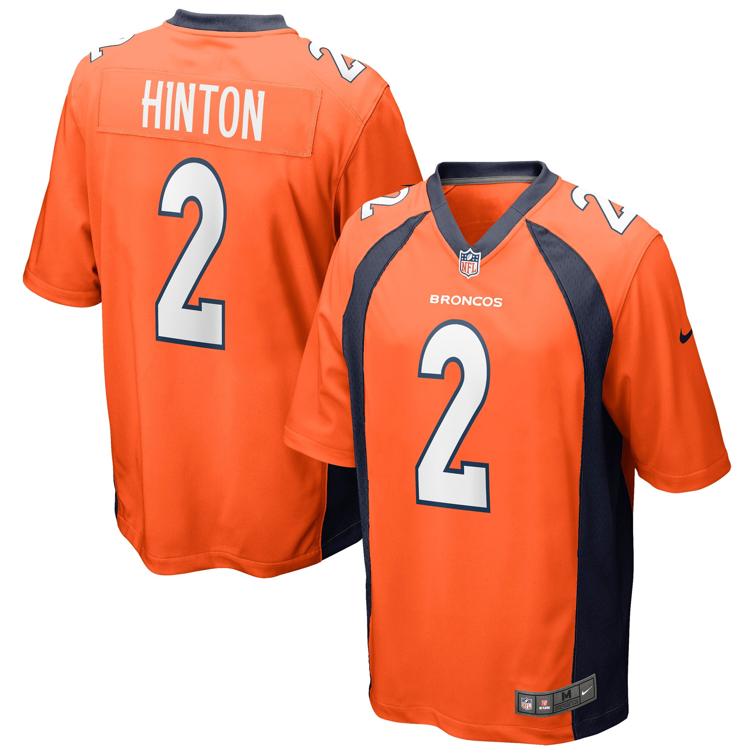 Kendall Hinton Denver Broncos Game Jersey - Orange