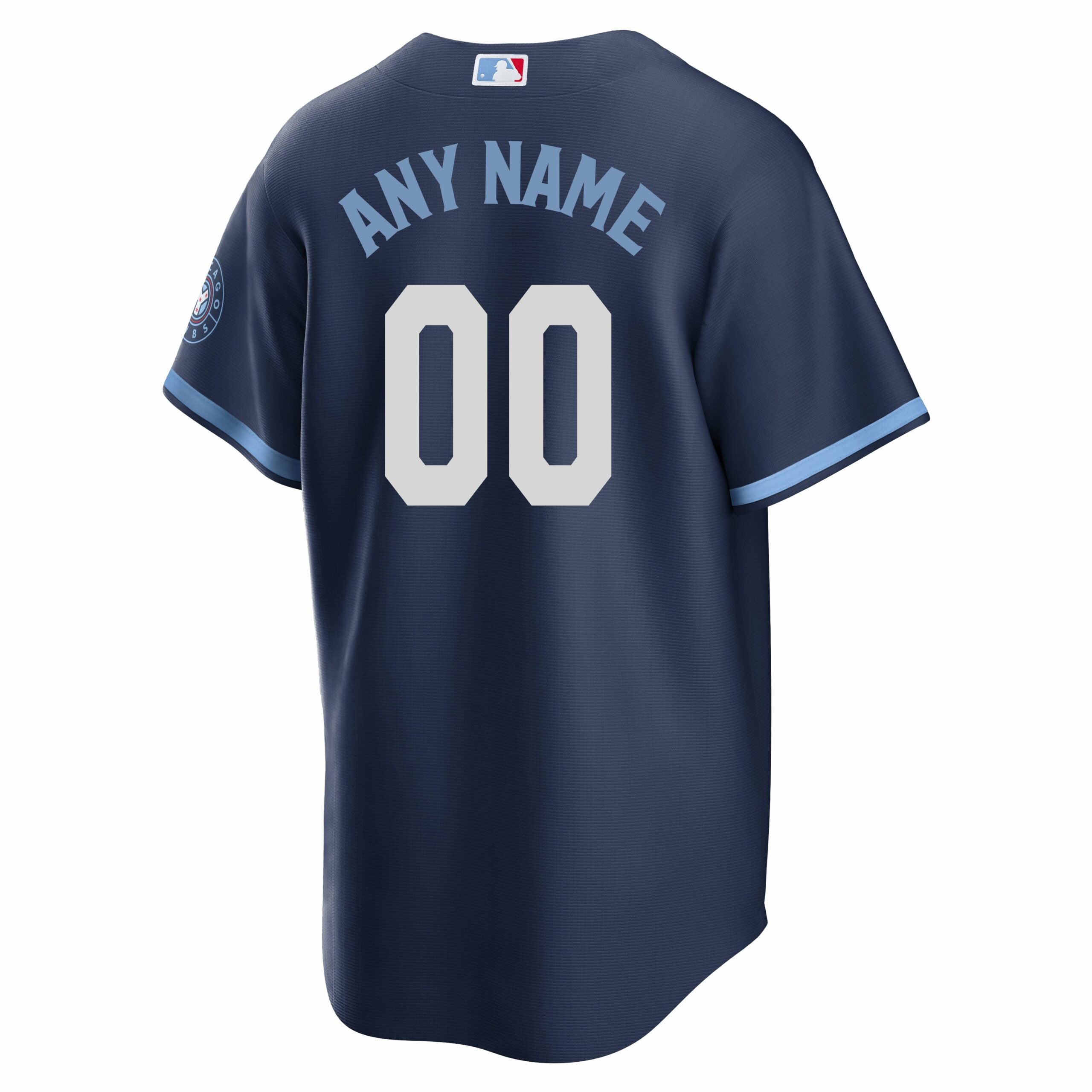 Custom Chicago Cubs City Connect Wrigleyville Men's Replica Jersey