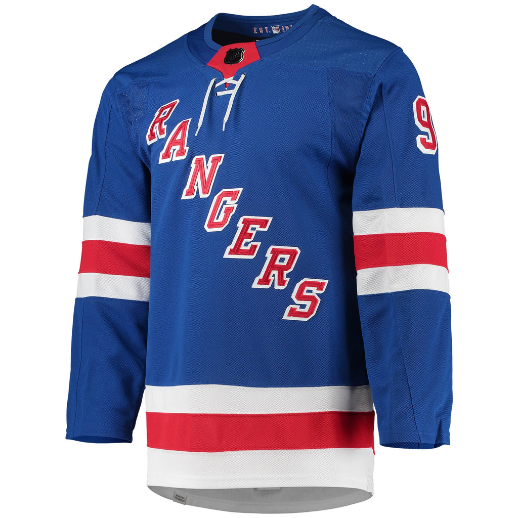 Mika Zibanejad New York Rangers Home Primegreen Authentic Pro Player Jersey - Blue