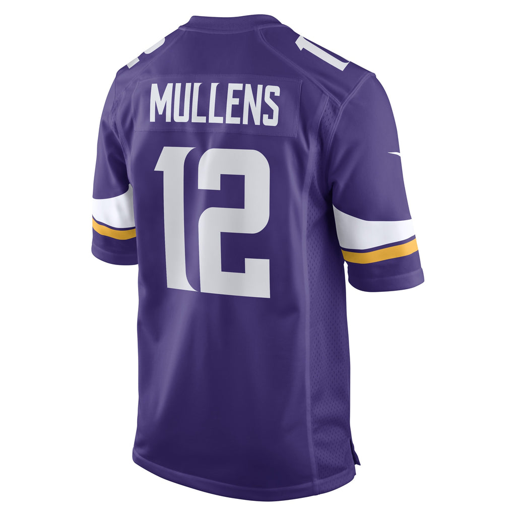Nick Mullens Minnesota Vikings Game Player Jersey - Purple