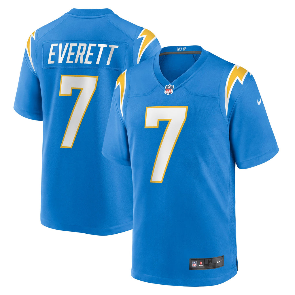 Gerald Everett Los Angeles Chargers Player Game Jersey - Powder Blue