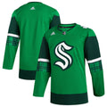 Seattle Kraken 2023 St. Patrick's Day Primegreen Authentic Jersey - Kelly Green