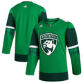 Florida Panthers 2023 St. Patrick's Day Primegreen Authentic Jersey - Kelly Green