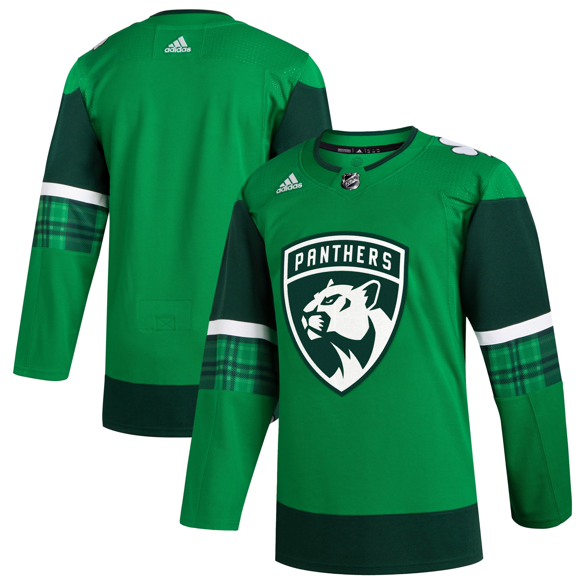 Florida Panthers 2023 St. Patrick's Day Primegreen Authentic Jersey - Kelly Green