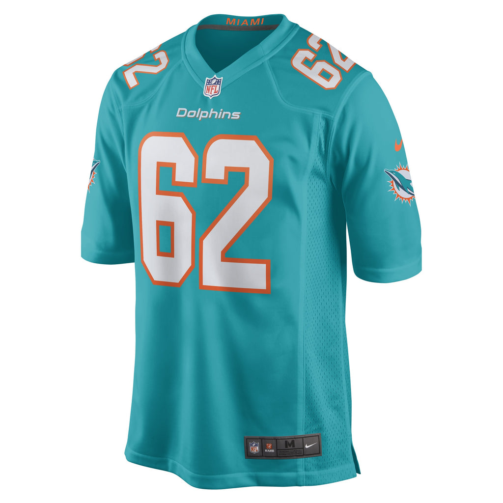James Empey Miami Dolphins Game Player Jersey - Aqua