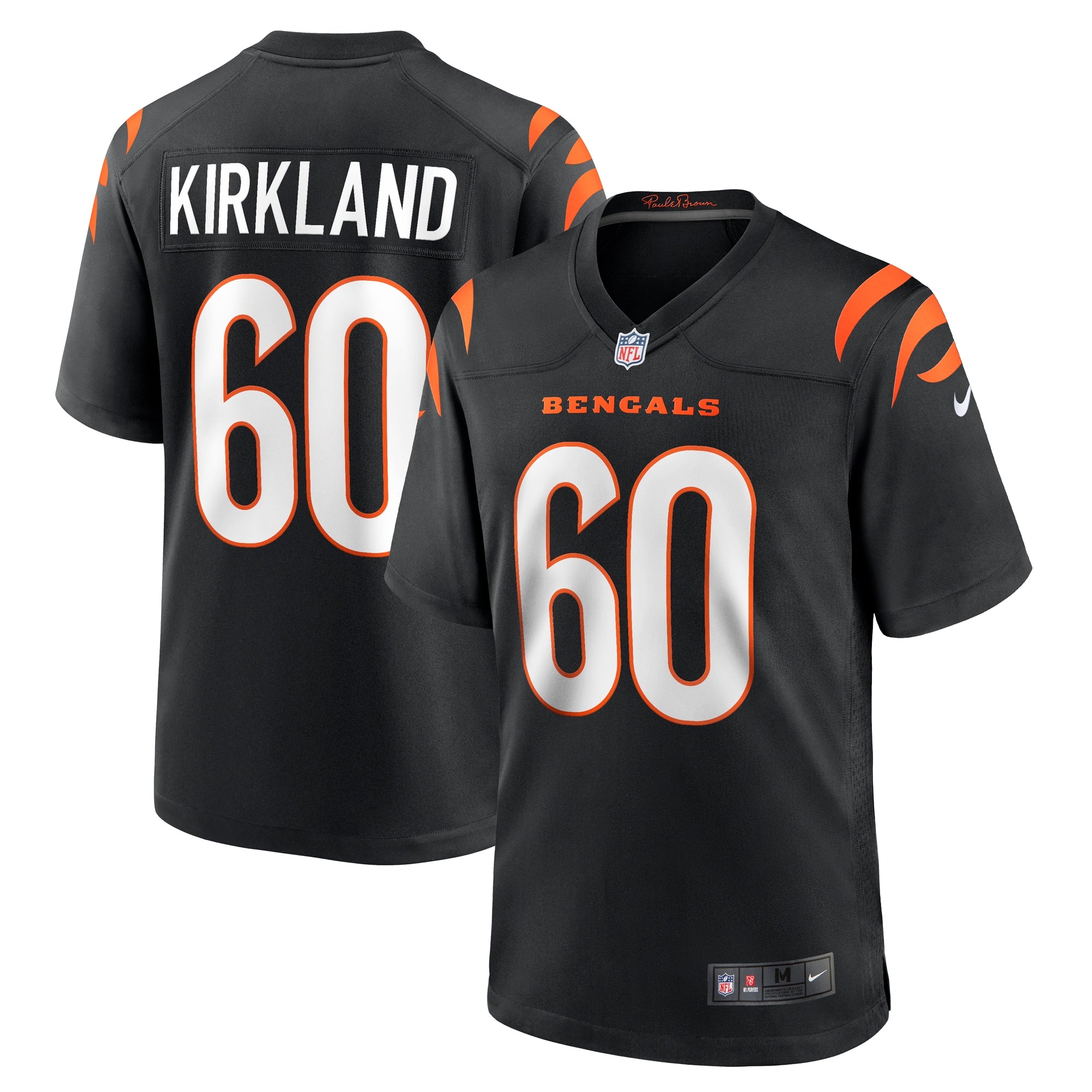 Jaxson Kirkland Cincinnati Bengals Team Game Jersey - ?Black