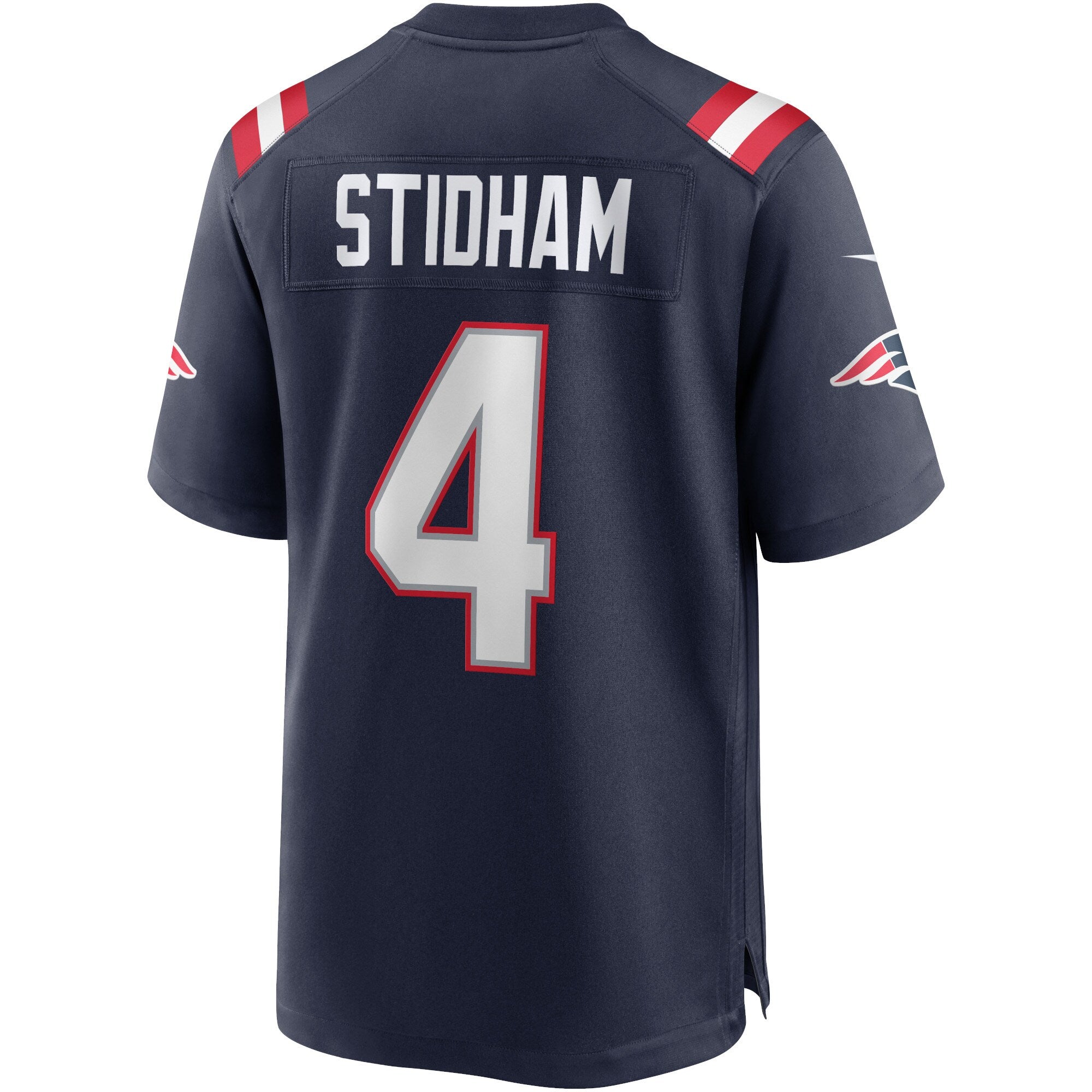 Jarrett Stidham New England Patriots Game Jersey - Navy