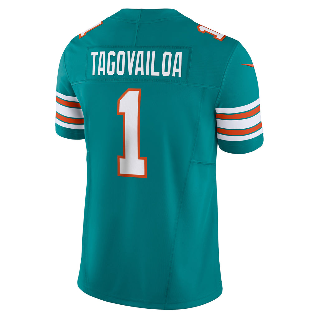 Tua Tagovailoa Miami Dolphins Vapor F.U.S.E. Limited Jersey - Aqua
