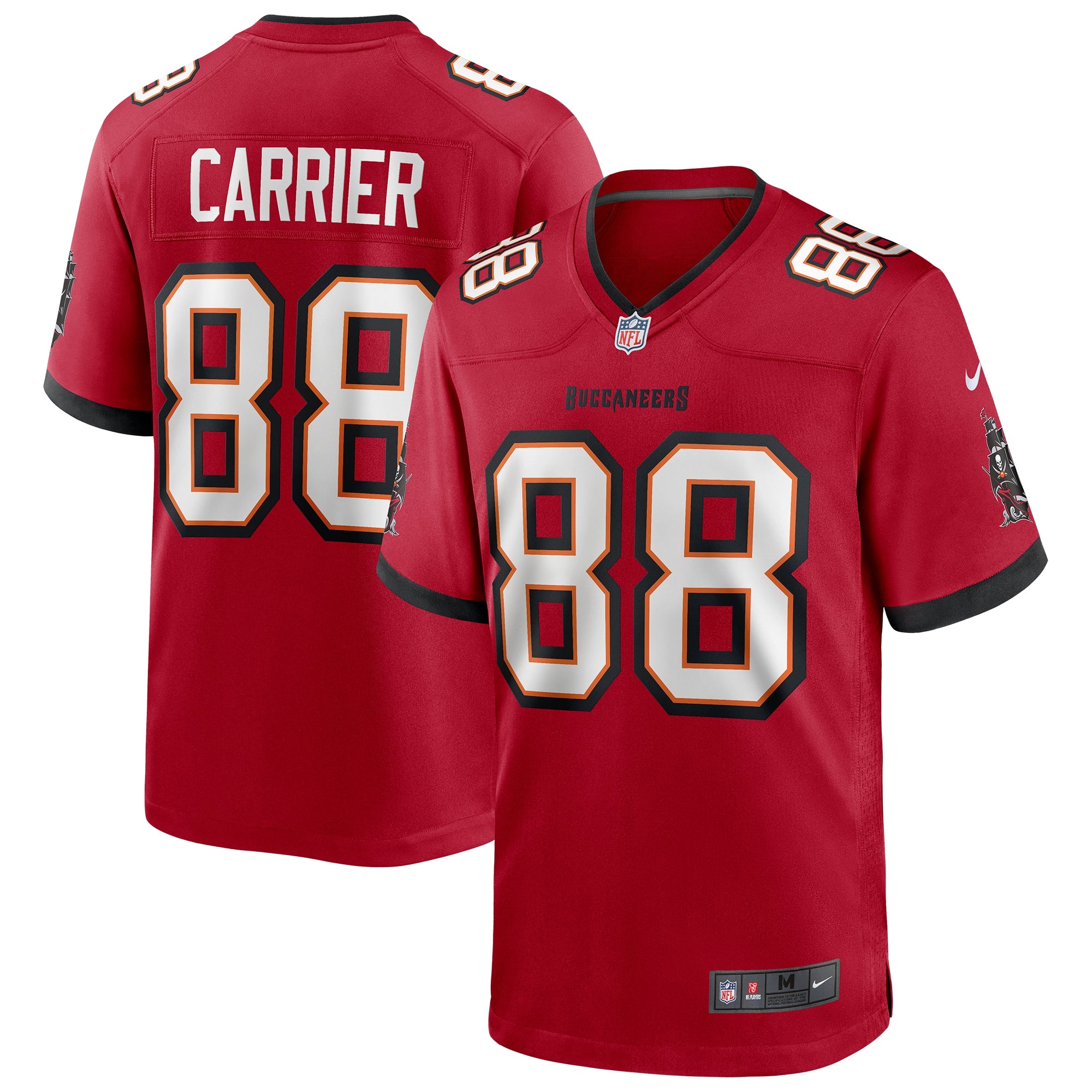 Mark Carrier Tampa Bay Buccaneers Game Retired Player Jersey - Red