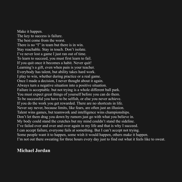 Michael Jordan Quotes Hoodie