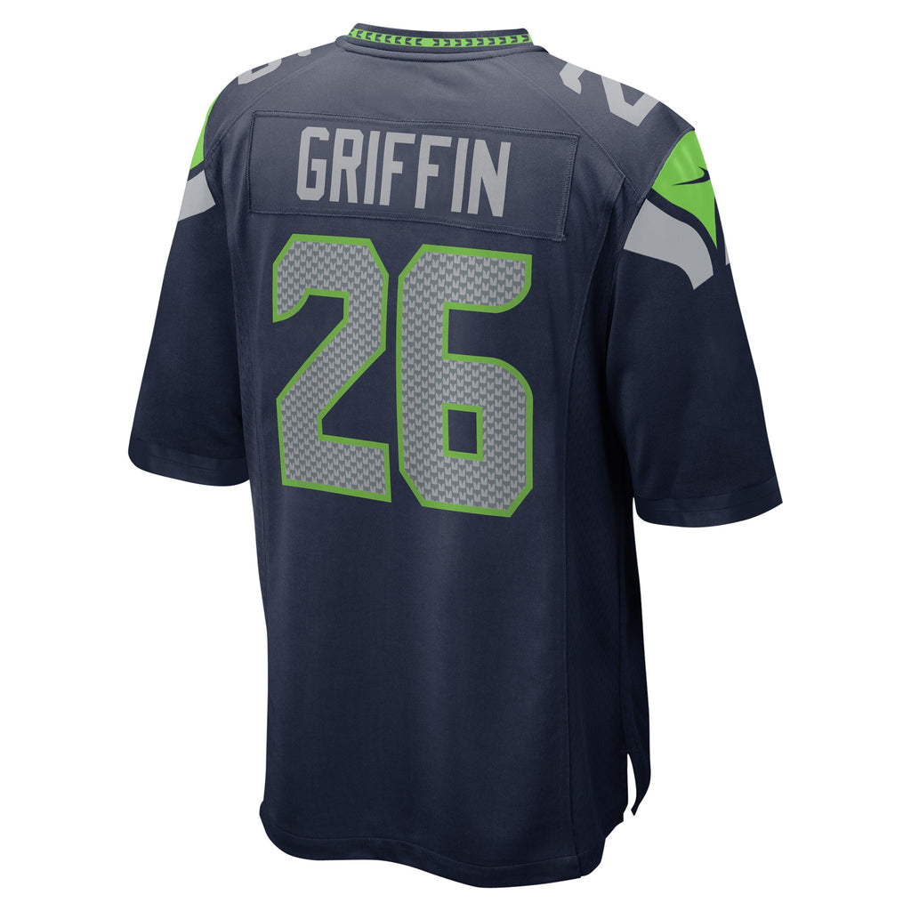 Shaquill Griffin Seattle Seahawks Game Jersey - College Navy