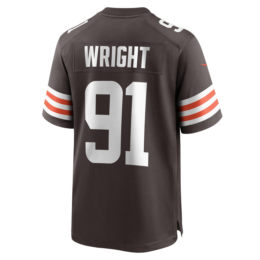 Alex Wright Cleveland Browns Team Game Jersey - ?Brown