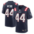 Raleigh Webb New England Patriots Home Game Player Jersey - Navy