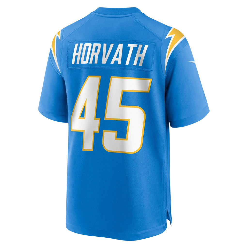Zander Horvath Los Angeles Chargers Game Jersey - Powder Blue
