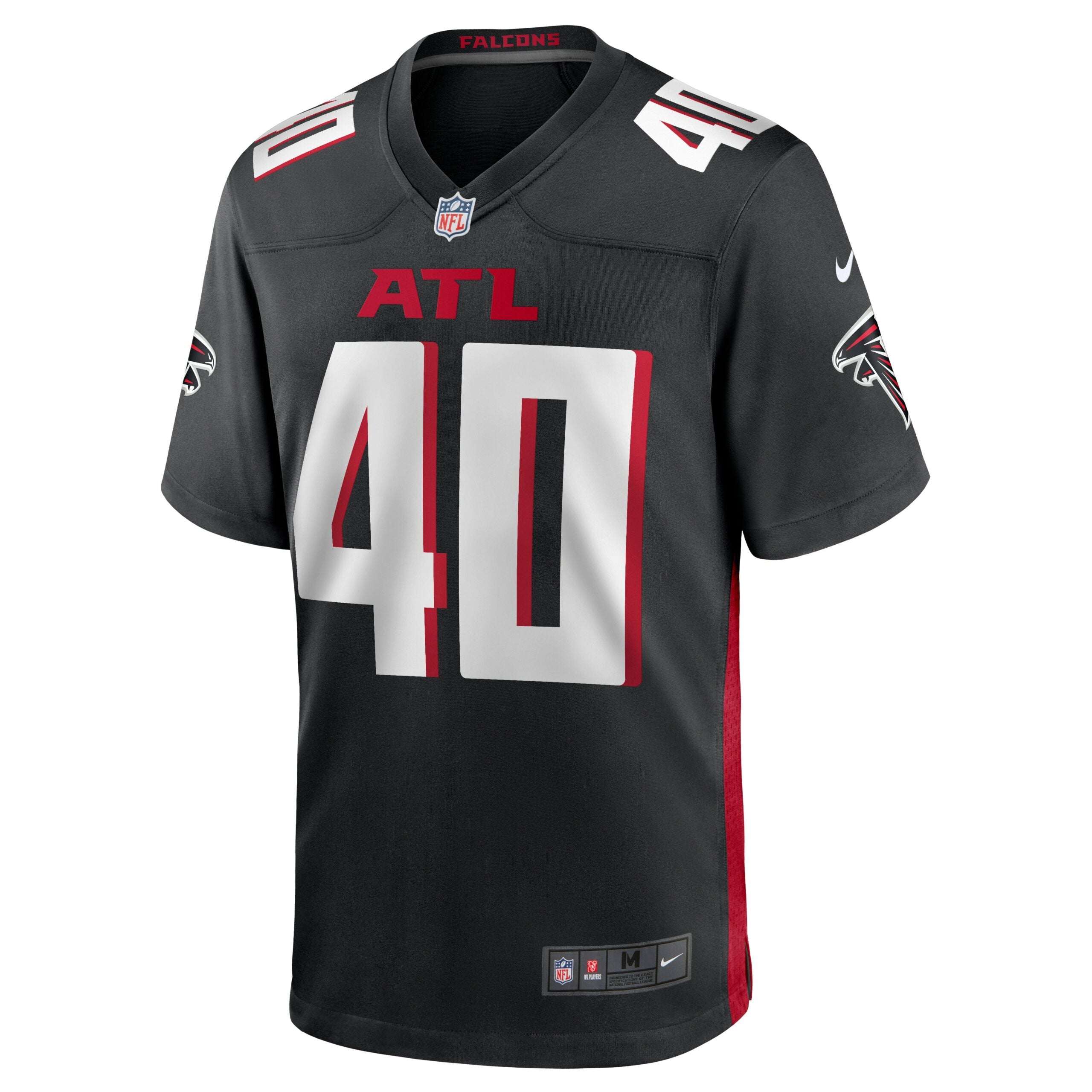 Keith Smith Atlanta Falcons Game Jersey - Black