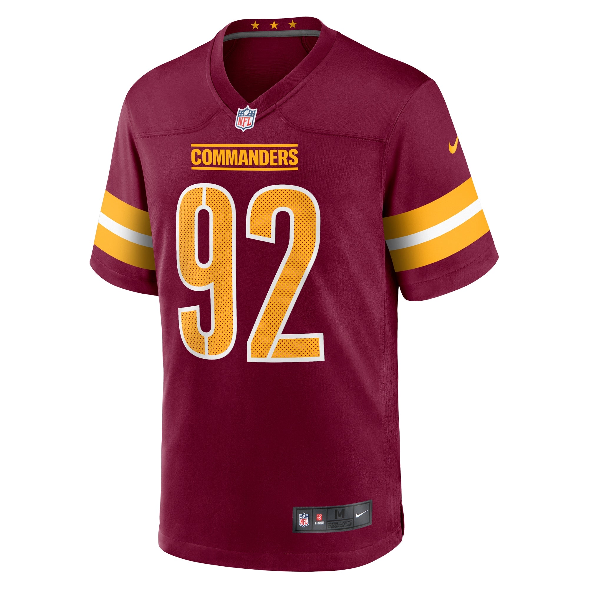 Abdullah Anderson Washington Commanders Game Player Jersey - Burgundy