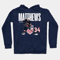 Usa Auston Matthews #34 Hockey Cartoon-Khaa3401 Hoodie