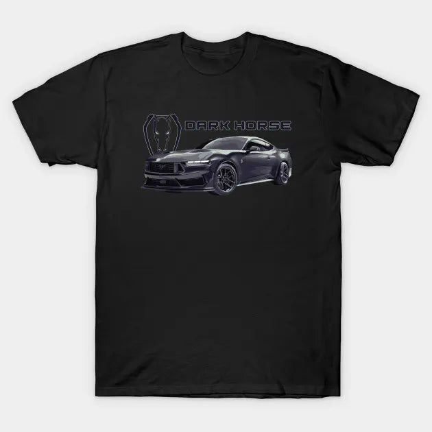 Dark Horse Mustang Gt 5.0L V8 Coyote Engine Performance Car S650 T-Shirt
