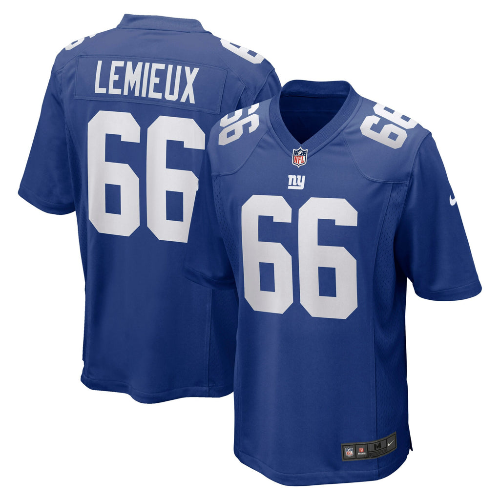 Shane Lemieux New York Giants Game Jersey - Royal