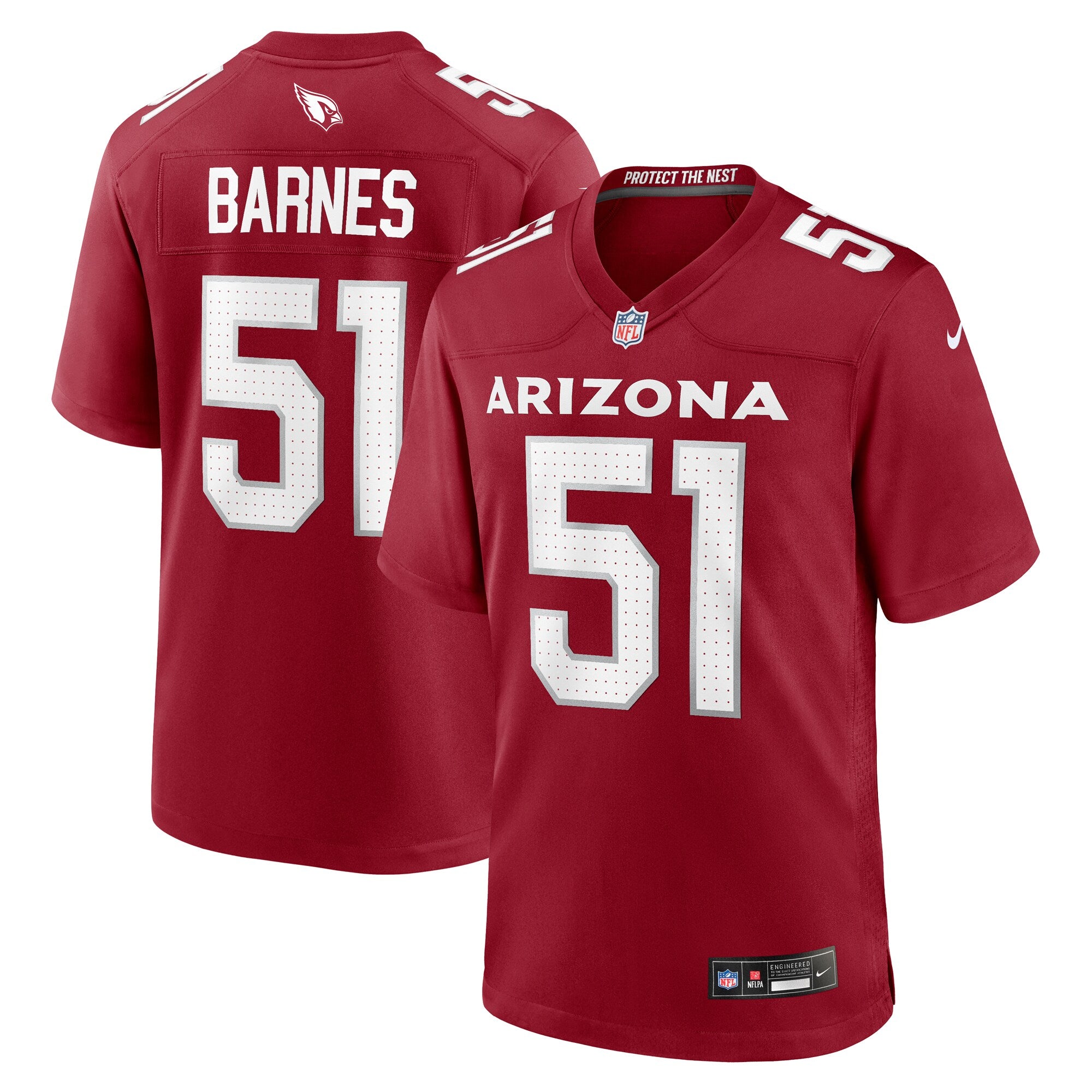 Krys Barnes Arizona Cardinals Team Game Jersey - ?Cardinal