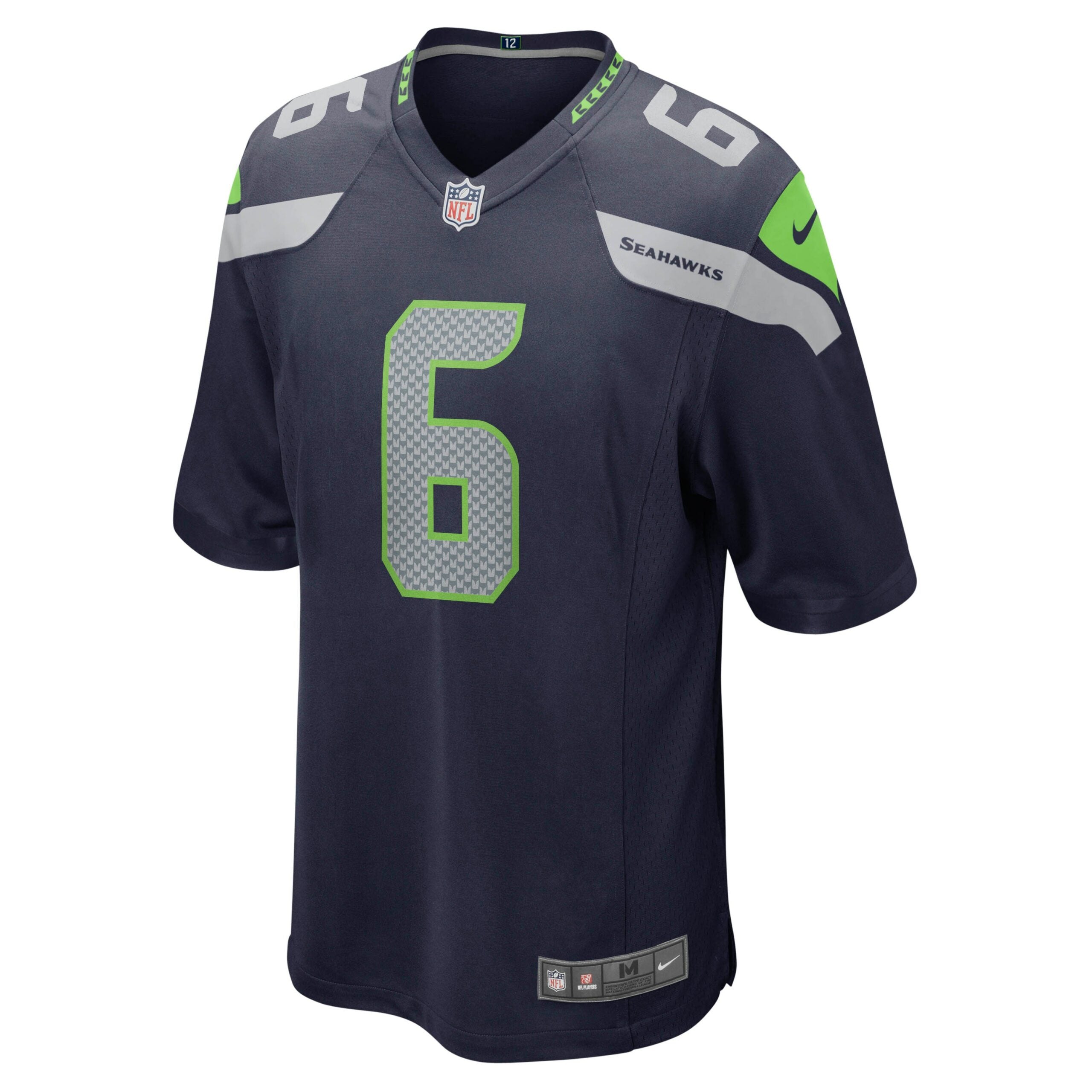 Quandre Diggs Seattle Seahawks Game Jersey - College Navy