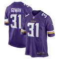 Tay Gowan Minnesota Vikings Home Game Player Jersey - Purple