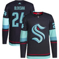 Jamie Oleksiak Seattle Kraken Home Authentic Primegreen Jersey - Navy