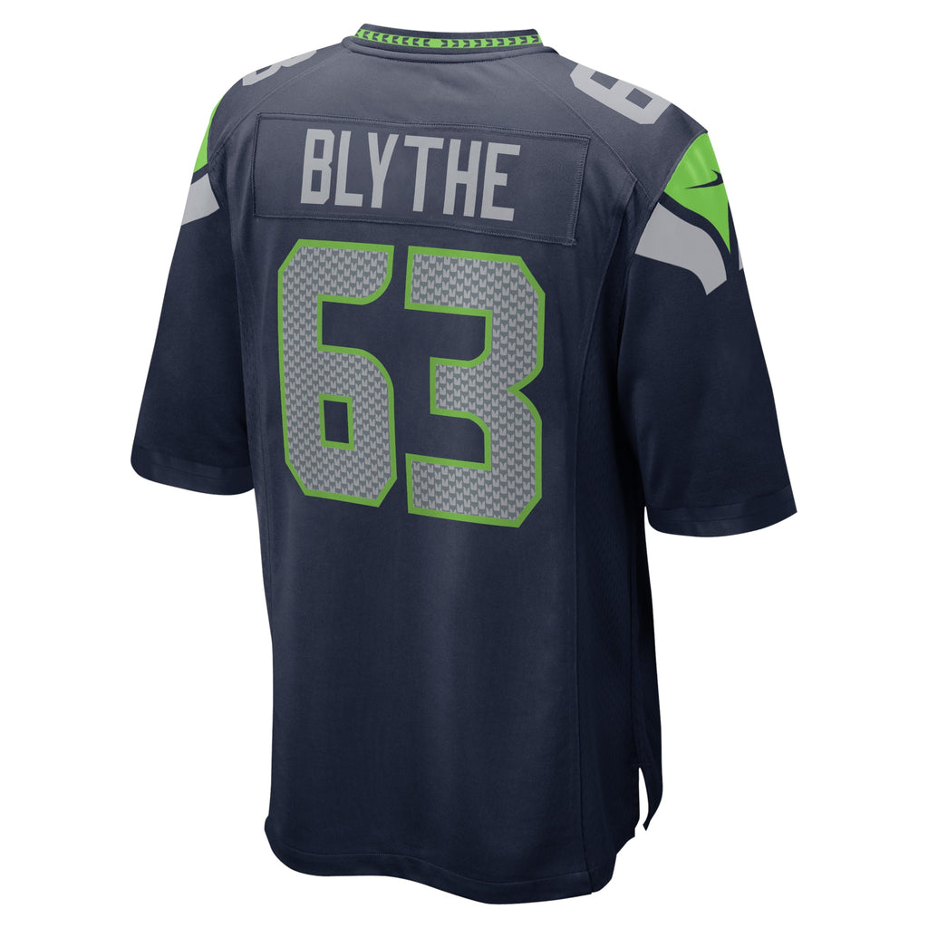 Austin Blythe Seattle Seahawks Game Jersey - College Navy