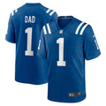 Number 1 Dad Indianapolis Colts Game Jersey - Royal