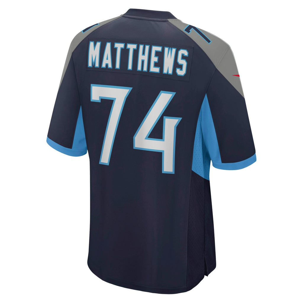 Bruce Matthews Tennessee Titans Retired Player Jersey - Navy