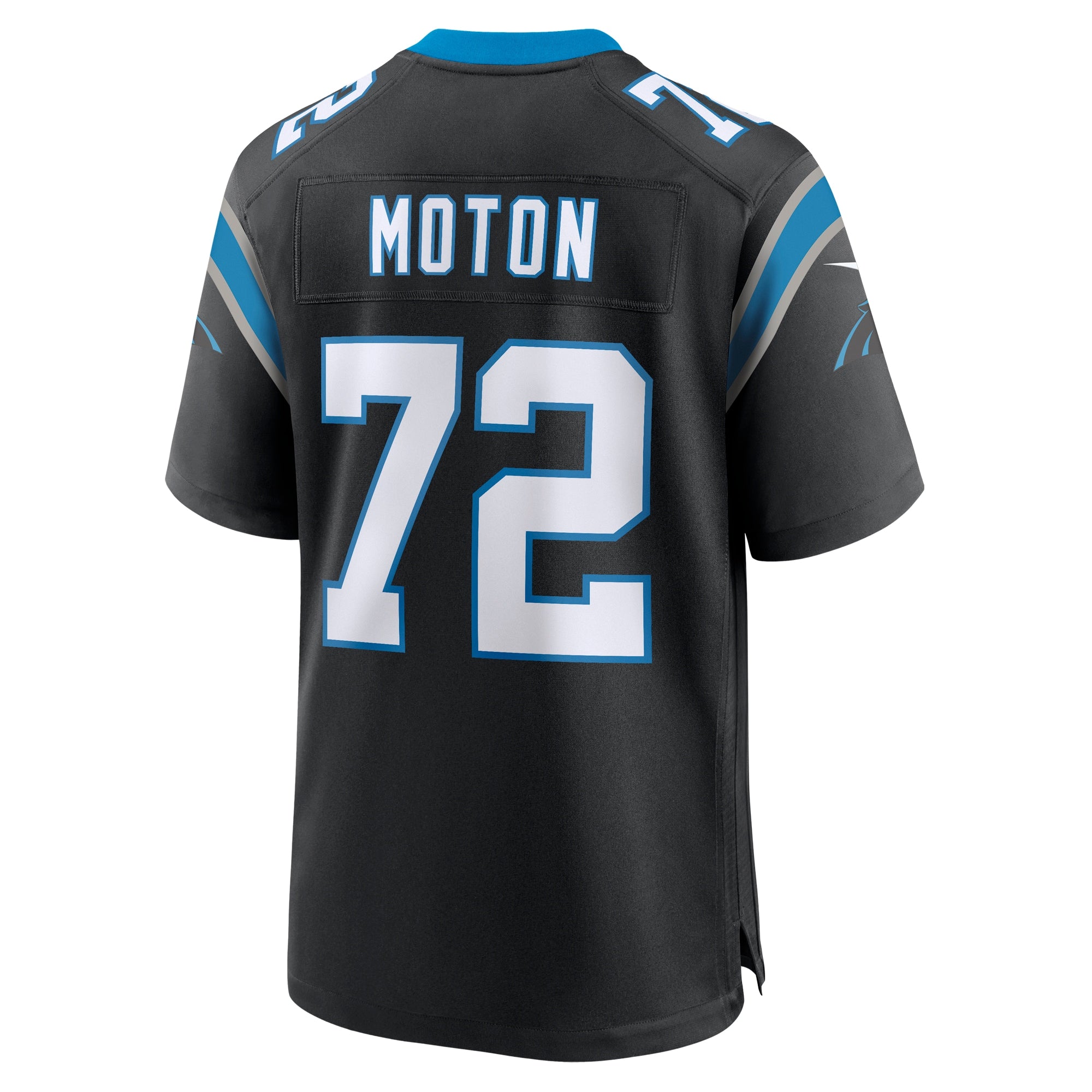 Taylor Moton Carolina Panthers Team Game Jersey - Black
