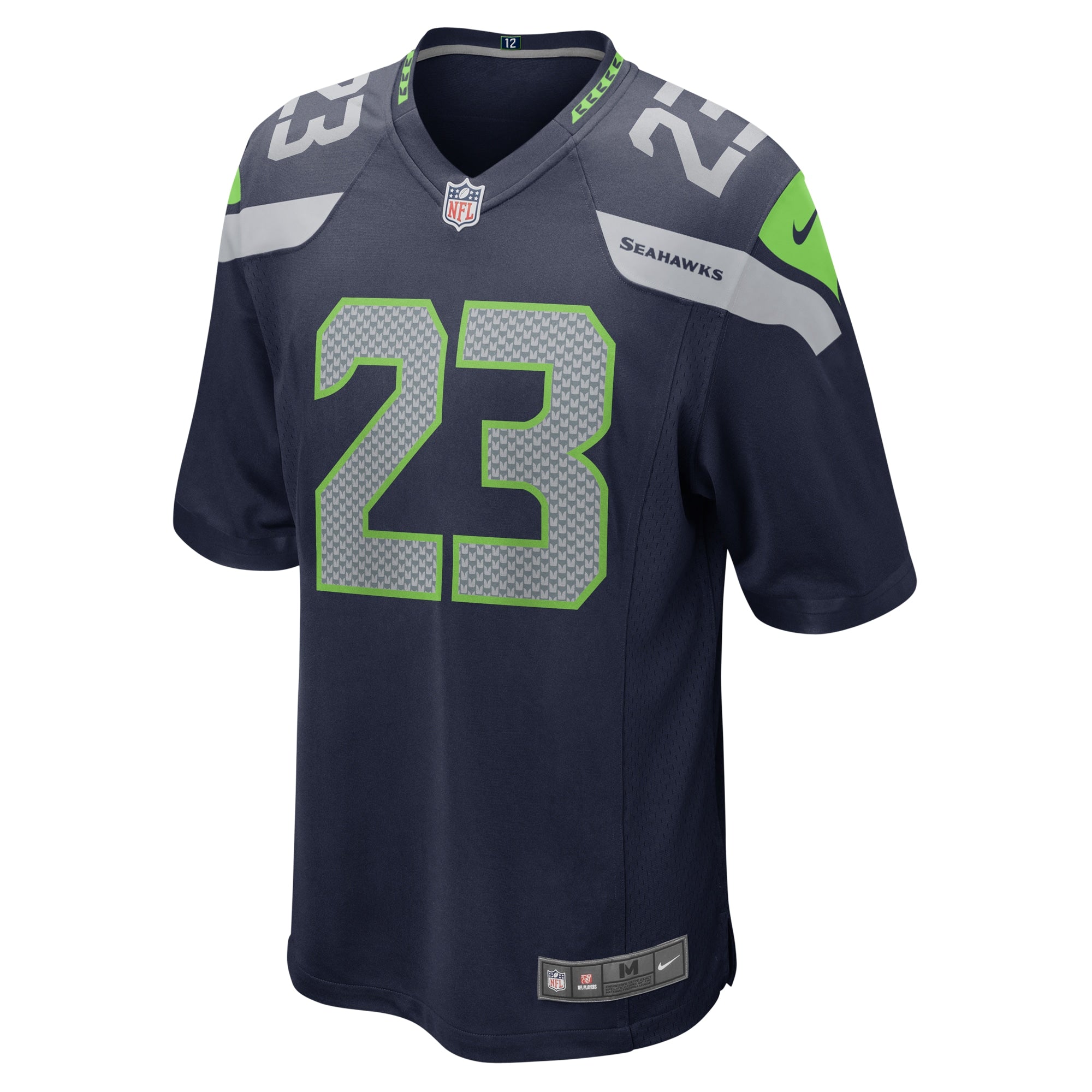 Johnathan Abram Seattle Seahawks Home Game Player Jersey - College Navy
