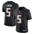 Men's Atlanta Falcons Drake London Vapor Jersey - Black