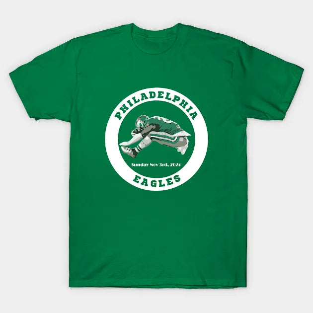 Fly Eagles Fly ¡°C Barkley?¡®S Iconic Backward Jump Tribute T-Shirt