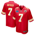 Harrison Butker Kansas City Chiefs Super Bowl LVII Patch Game Jersey - Red