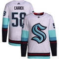 Connor Carrick Seattle Kraken Away Primegreen Authentic Jersey - White