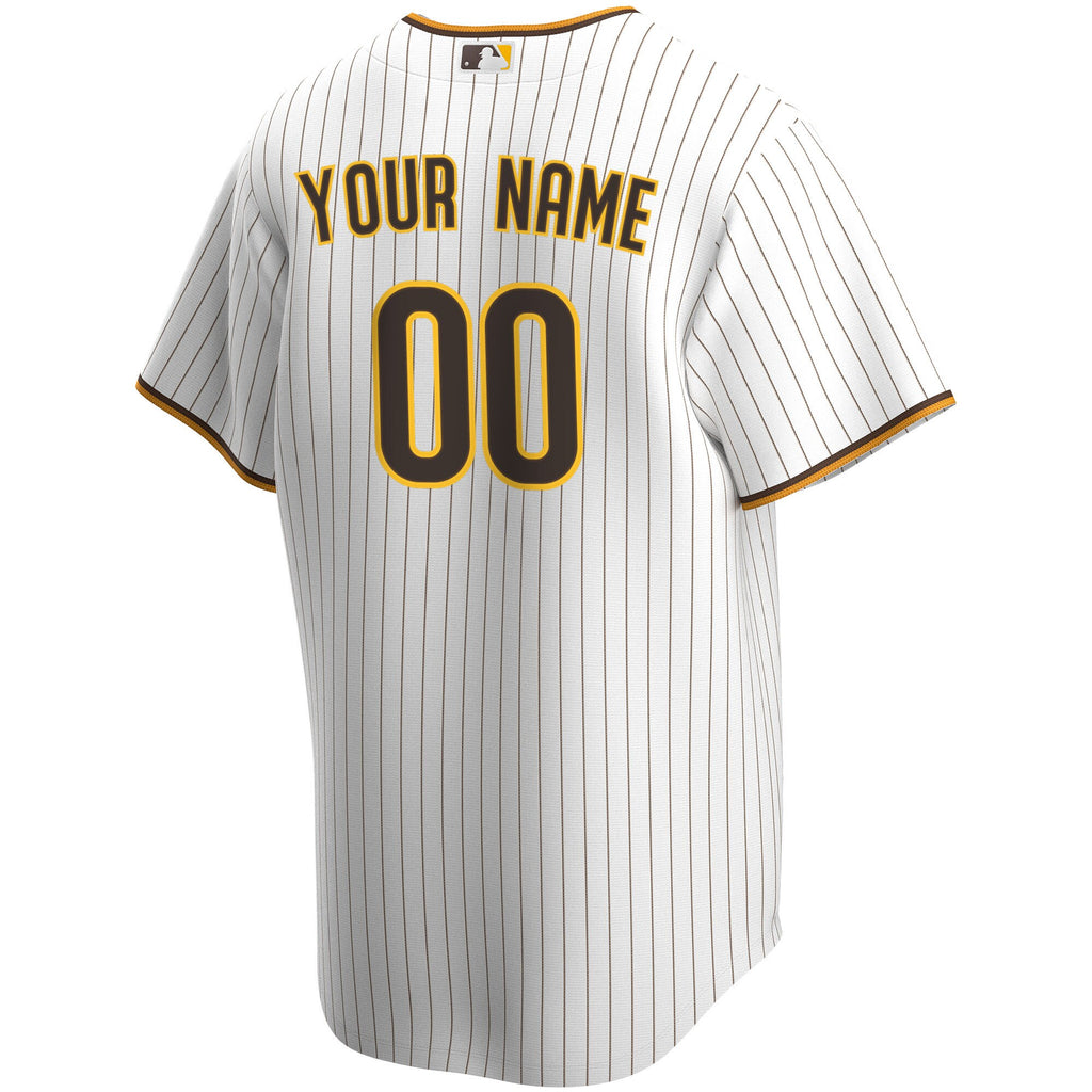 San Diego Padres Youth Replica Custom Jersey - White