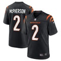 Evan McPherson Cincinnati Bengals Game Jersey - Black