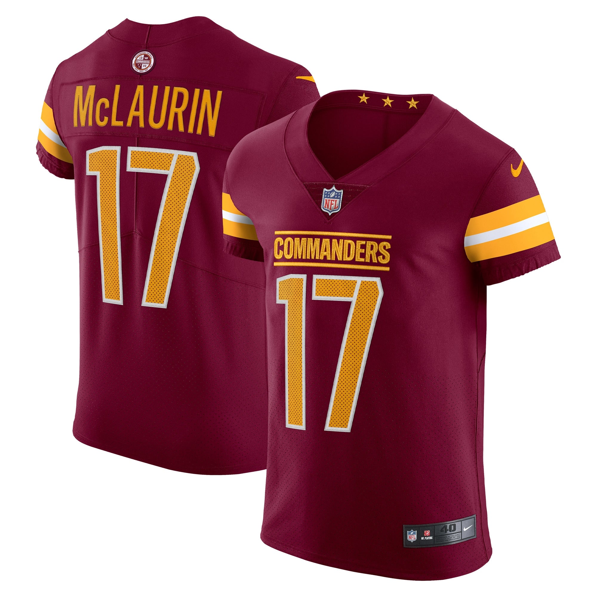 Terry McLaurin Washington Commanders Vapor Elite Jersey - Burgundy